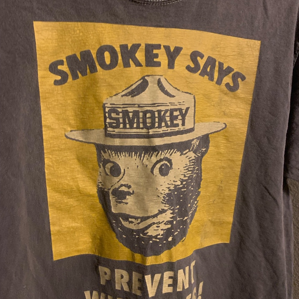 Smokey the bear t-shirt